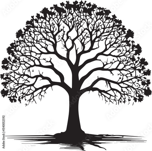  Tree silhouette Vector | Minimalist & Trendy Tree Silhouette Design | Unique & Stylish Tree Artwork for Vector design