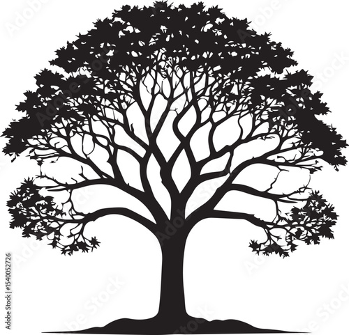  Tree silhouette Vector | Minimalist & Trendy Tree Silhouette Design | Unique & Stylish Tree Artwork for Vector design