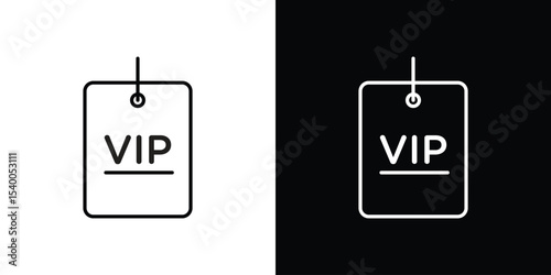 VIP icon Design Template vector set for graphic work