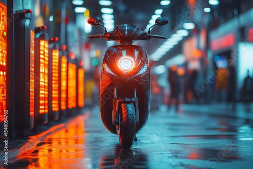 Charging the urban shift. Generative AI photo