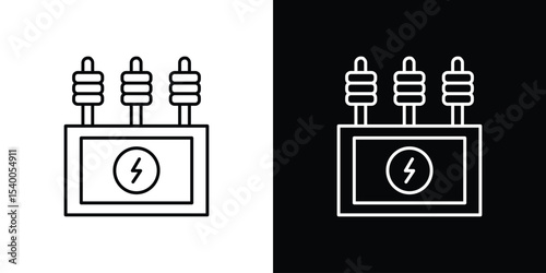Transformer icon Design Template vector set for graphic work