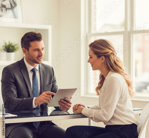 Business Meeting Professional Consultation and Collaboration