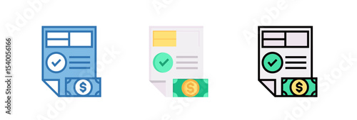 Payment Receipt Icon