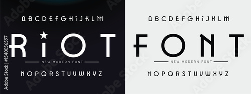 Creative modern technology alphabet fonts. Abstract typography urban sport, techno , fashion, digital, future creative logo font. vector illustration