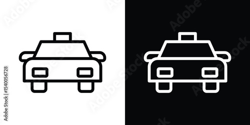 Taxi icon Design Template vector set for graphic work