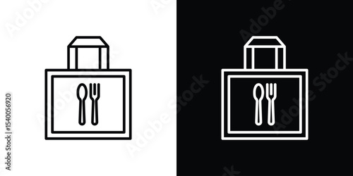 Take away food icon Design Template vector set for graphic work