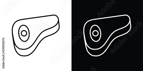 Steak icon Design Template vector set for graphic work