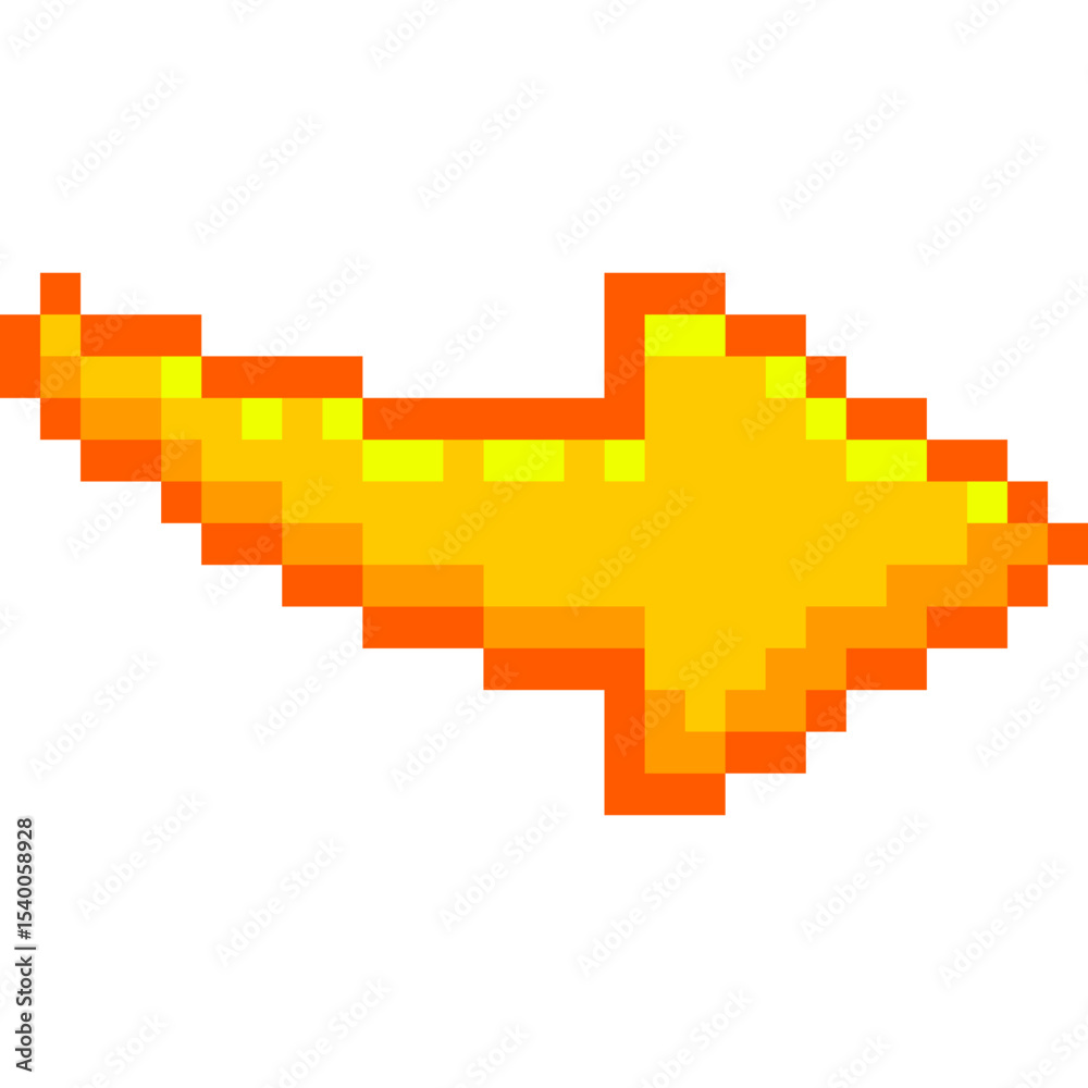 Fototapeta premium Arrow Pixel Art