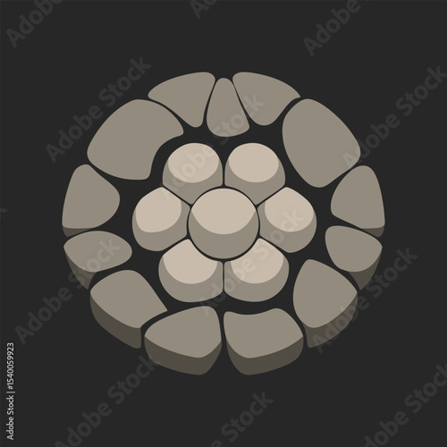 stone pattern design vector art