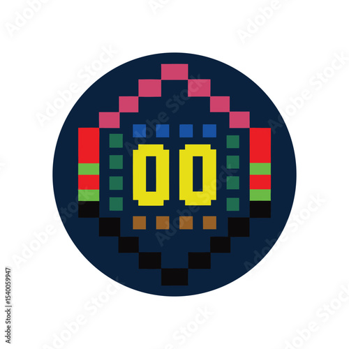 binary pattern design vector art