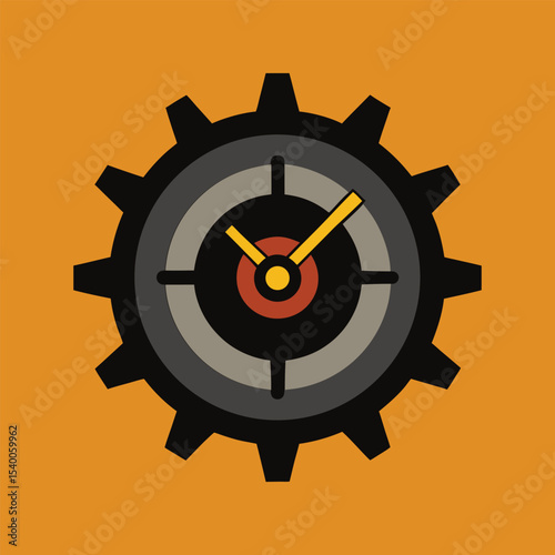 clockwork pattern design vector art