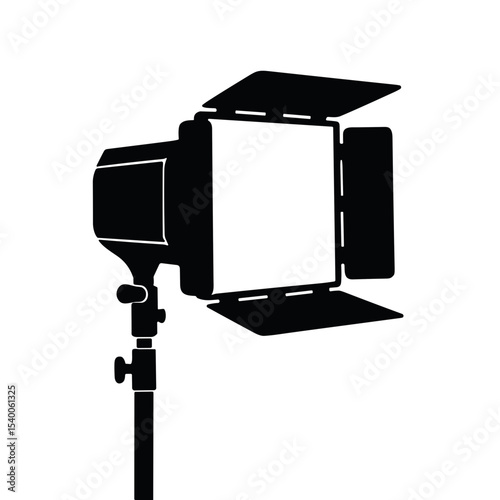 Continuous light with diffuser lamp on stand for lighting accessories  