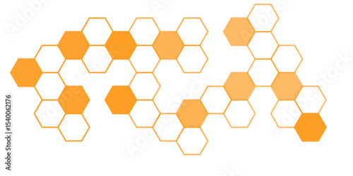 Abstract Geometric Hexagon Pattern. Minimalistic hexagon pattern in white and gray on background	
