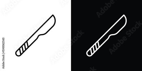Scalpel icon Design Template vector set for graphic work