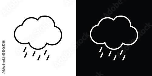 Rain icon Design Template vector set for graphic work
