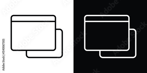 Pop up icon Design Template vector set for graphic work