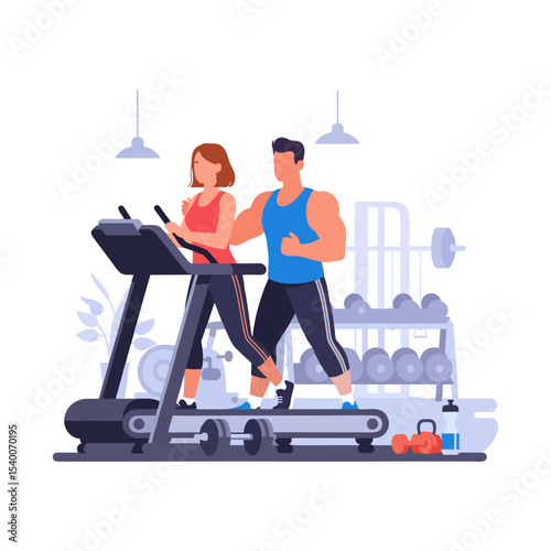 Gym Workout Couple