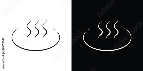 Onsen icon Design Template vector set for graphic work