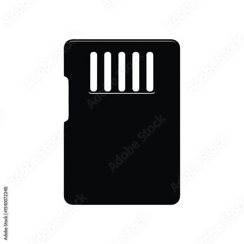 Black memory card storage accessory icon representing Storage and Data Accessories  