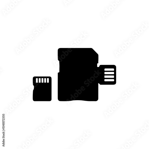 Micro SD card with adapter icon for Storage and Data Accessories  