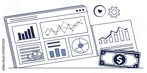 Financial Data Analysis Charts, Graphs, and Reports for Business Growth