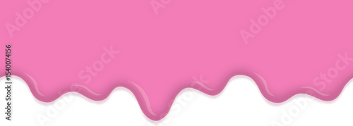 Seamless Dripping texture of sweet pink icing