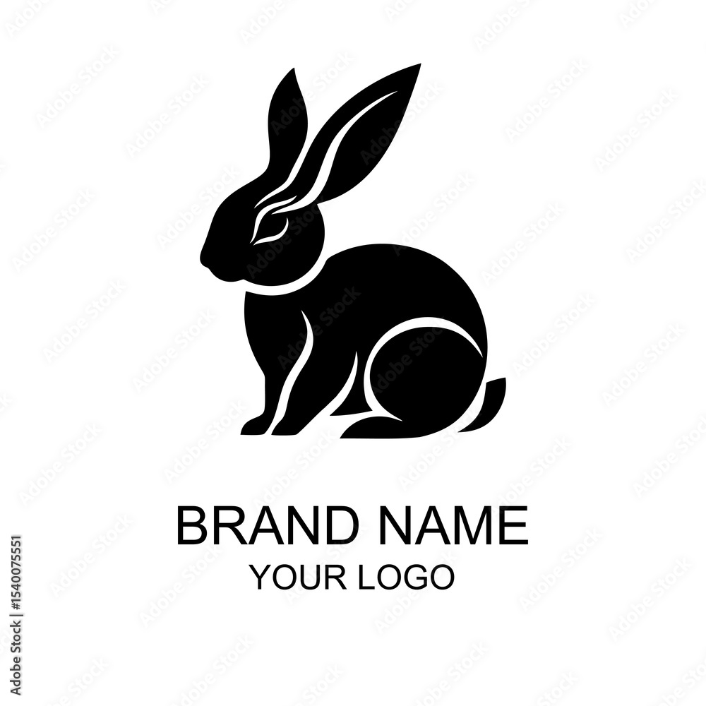 Fototapeta premium rabbit logo.eps
