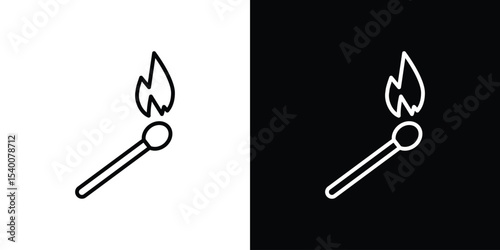 Matches icon Design Template vector set for graphic work