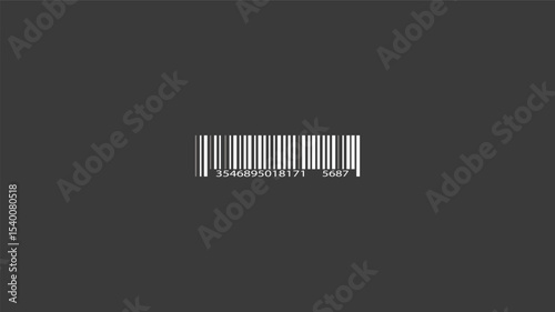  Simple fake bar code. Barcode product distribution icon label Collection.  Barcode scanner icon vector icon 