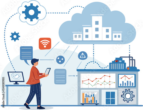 Smart Factory Cloud-Based Industrial Automation and IoT Integration