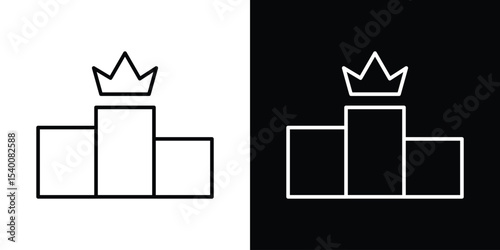 Leaderboard icon Design Template vector set for graphic work
