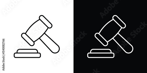 Law icon Design Template vector set for graphic work