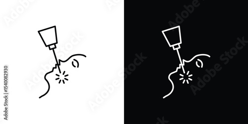 Laser anti aging beauty icon Design Template vector set for graphic work