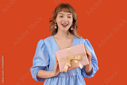 Beautiful young woman with ...