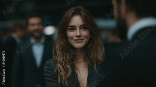 Wallpaper Mural Professional woman smiling Torontodigital.ca