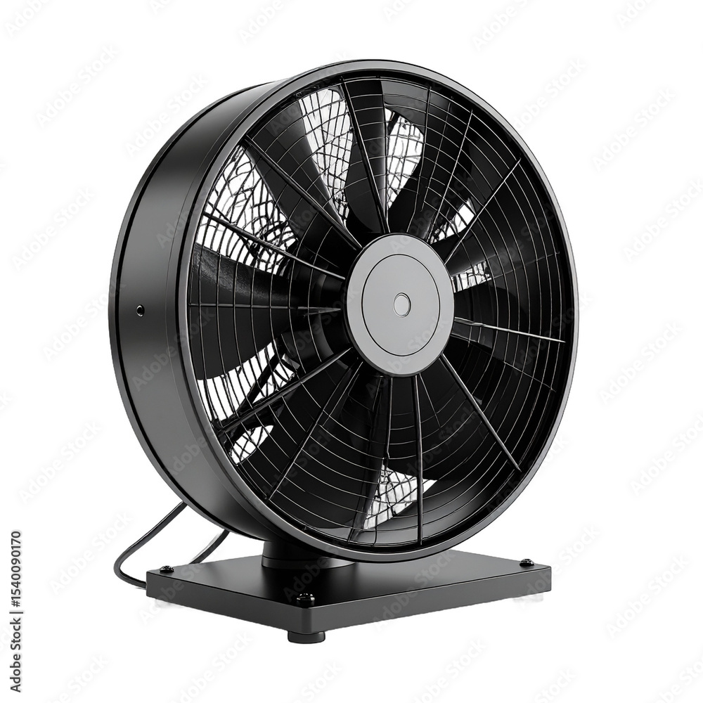 Modern Electric Fan: A sleek, modern electric fan in monochrome stands out with its aerodynamic design and quiet operation, promising a refreshing breeze. Modern Electric Fan: A sleek, modern electric fan in monochrome stands out with its aerodynamic design and quiet operation, promising a refreshing breeze.
