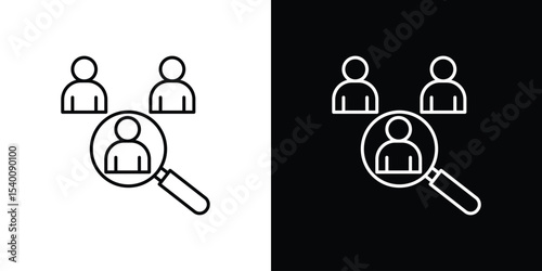 Hiring icon Design Template vector set for graphic work