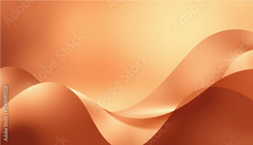 Soft brown gradient abstract background with flowing curves and grain texture (2)