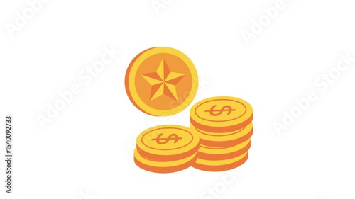 Winning Prize 2D Flat Animations.
