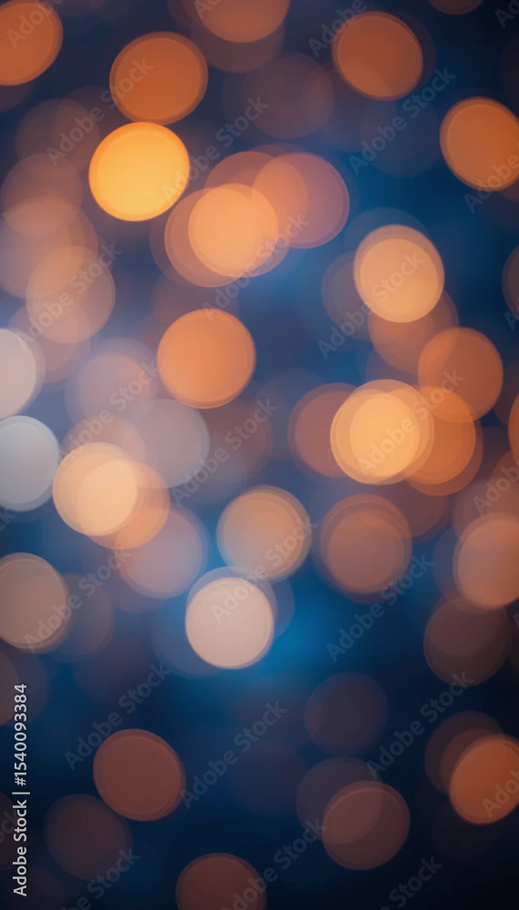 Obraz premium Abstract bokeh background with warm and cool lights