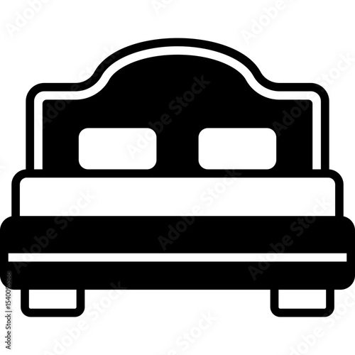 Bed Solid Icon