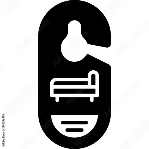 Door Hanger Solid Icon