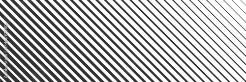 Slash line. Border with diagonal lines. Angle of tilt stripes. Black pattern of footer isolated vector on white background.