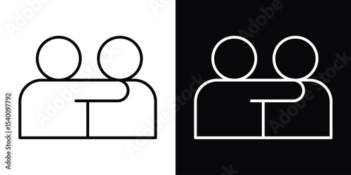 Friends icon Design Template vector set for graphic work