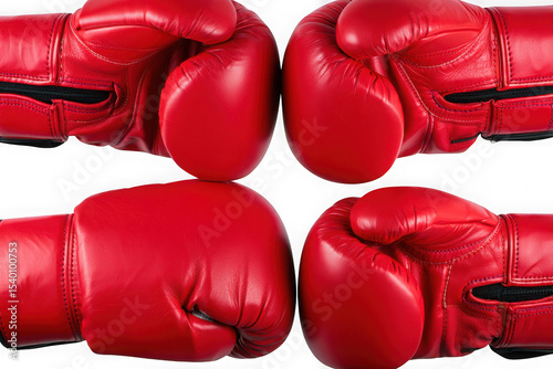 Clash of Champions Red Boxing Gloves, Power, Strength, Competition, Victory, and Determination
