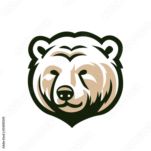 North Polar bear type  cuit vector