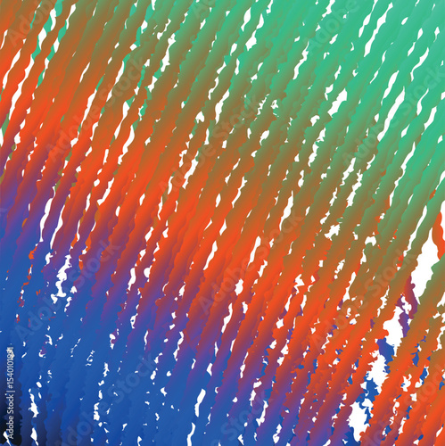 Rainbow texture with diagonal ribs or stripes.