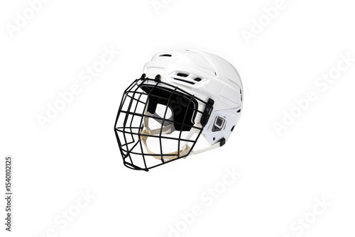 Professional Hockey Helmet, Cage, and Safety Gear Protective Headwear for Ice Hockey Players, Ensuring Optimal Performance and Injury Prevention on the Rink