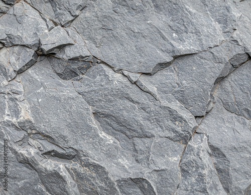 Natural Gray Slate Rock Surface