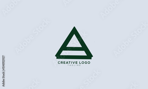 CA AC PA AP Abstract initial monogram letter alphabet logo design